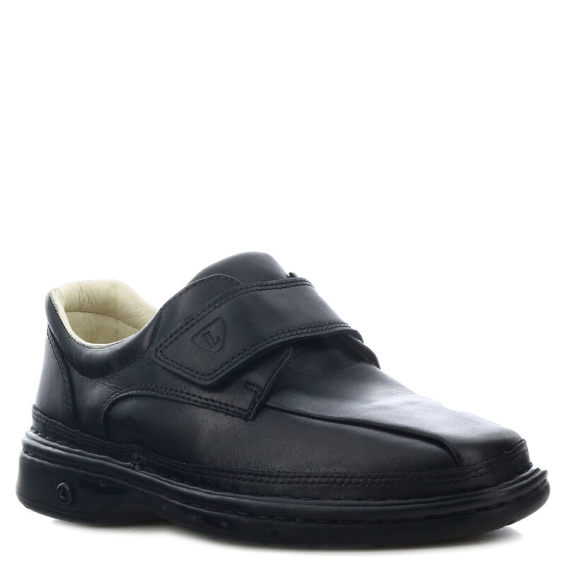 Zapatos de Hombre Lombardino casual Diabetico Negro