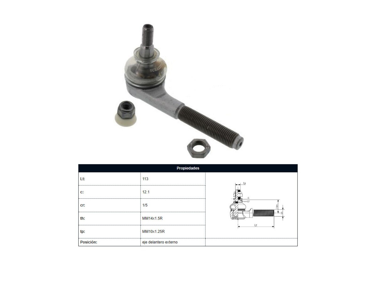 Puntero Citroen Ax/C4/Saxo, Peug 106/207/605/307/206 86-25 Izq 