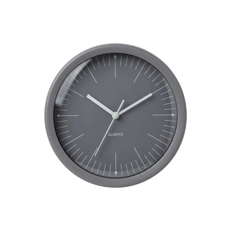 RELOJ METAL GRIS 15CM Unica