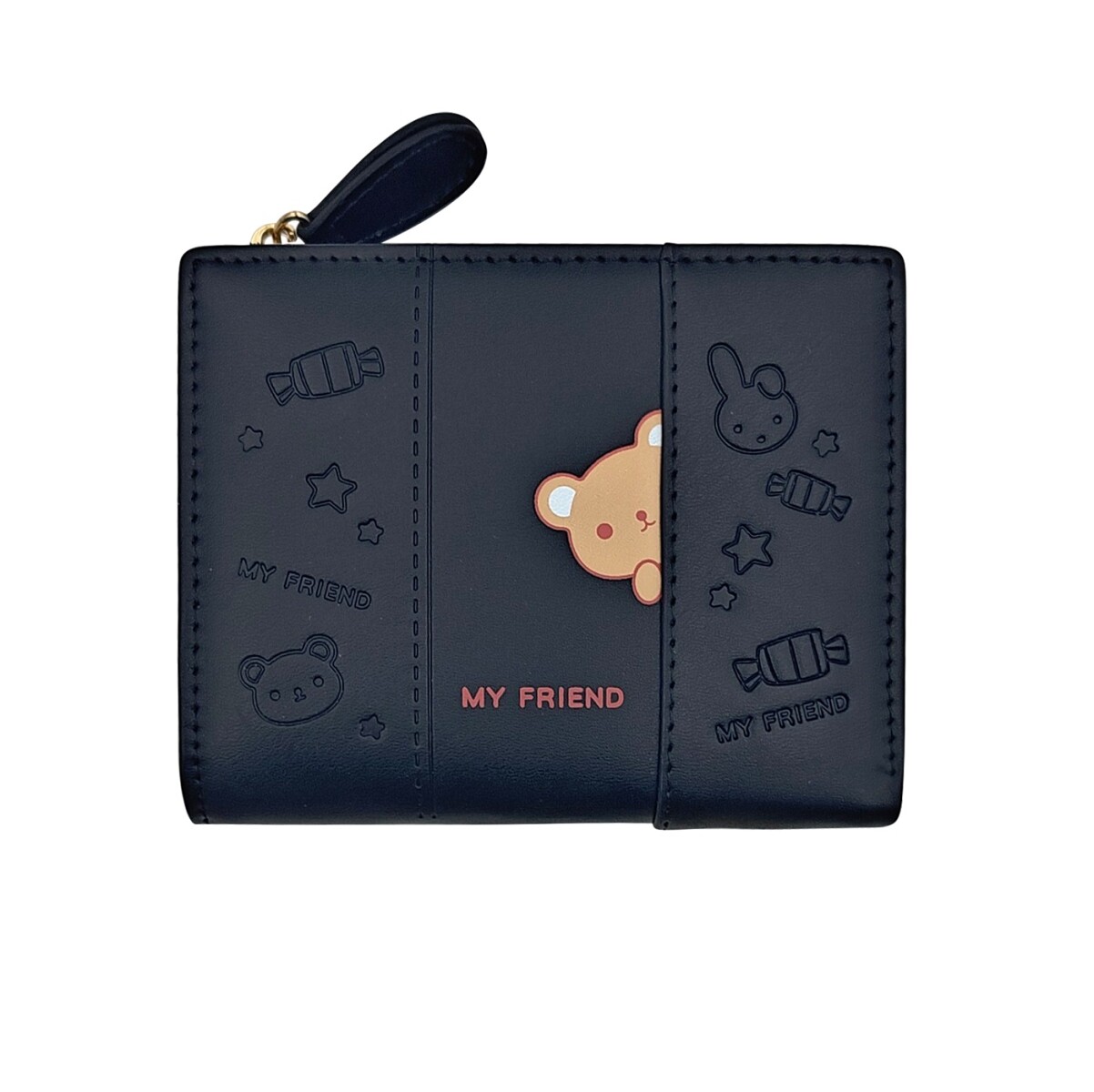 Monedero friends - negro 