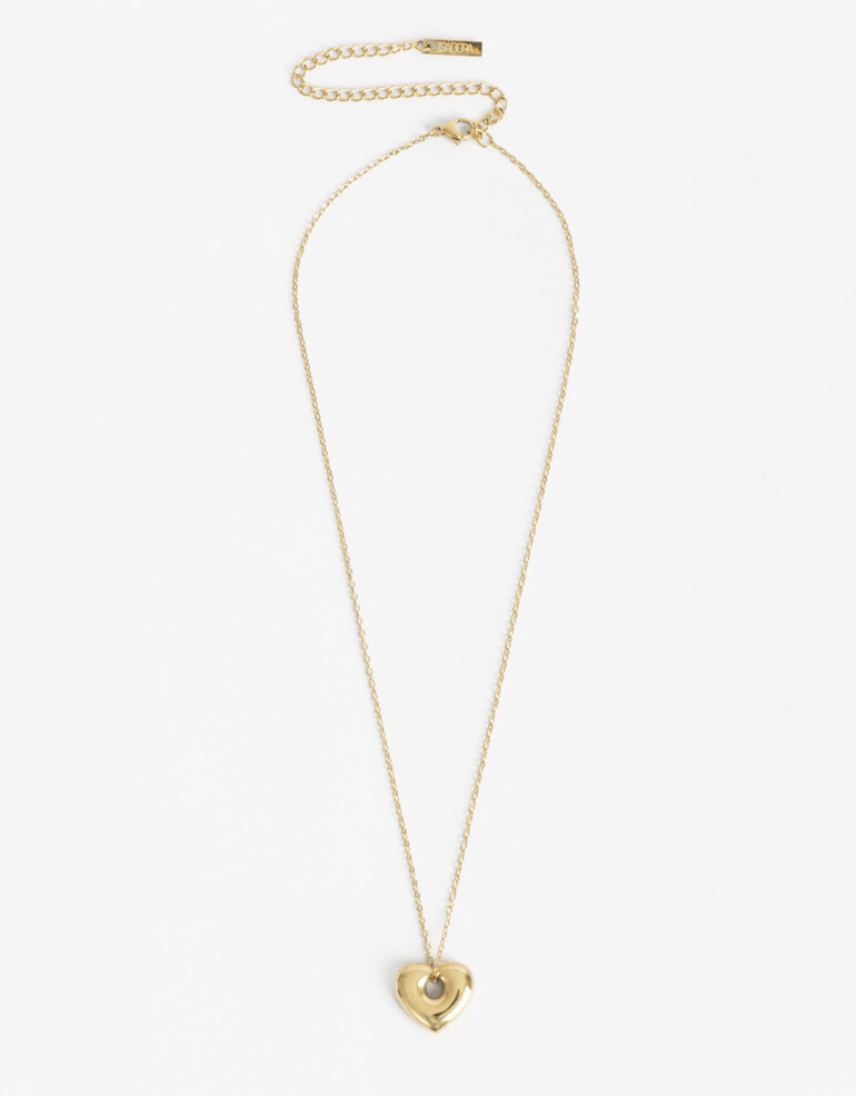 Cadena Corta con Dije Metal Cadena Con Dije Acero - Dorado