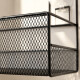 Set x2 Estante colgante adhesivo M NEGRO
