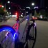 Kit Luces Led Delantera Y Trasera Bicicleta Recargable Usb Variante Color Negro