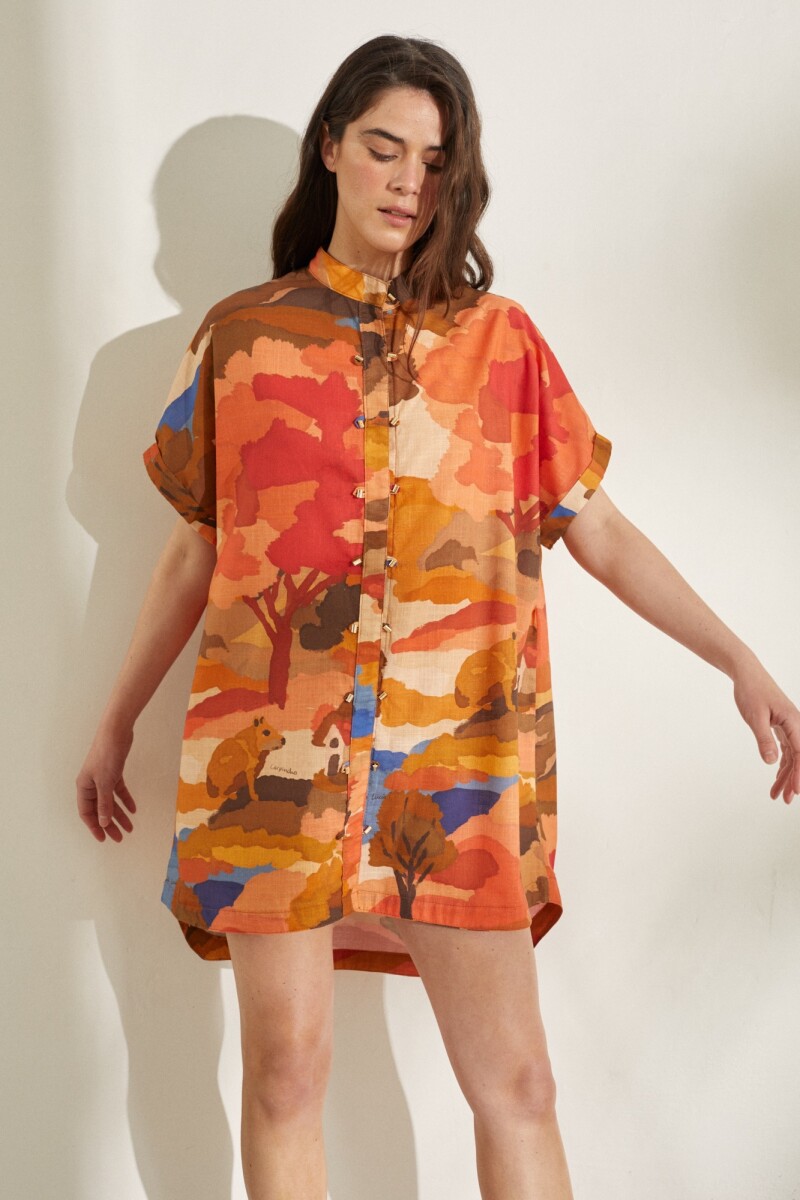 VESTIDO JAPON PRINT Sol