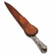 Cuchillo cabo de plata, hoja Trento stainless steel. Usado Cuchillo cabo de plata, hoja Trento stainless steel. Usado