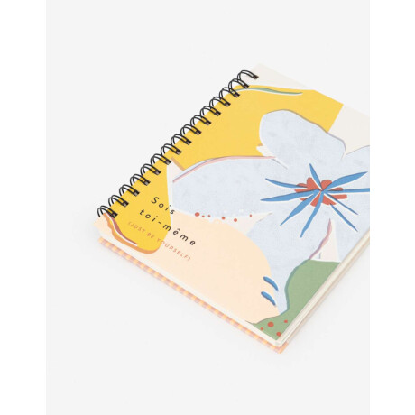 Cuaderno Estampado Just Be Yourself Combinacion Multicolor