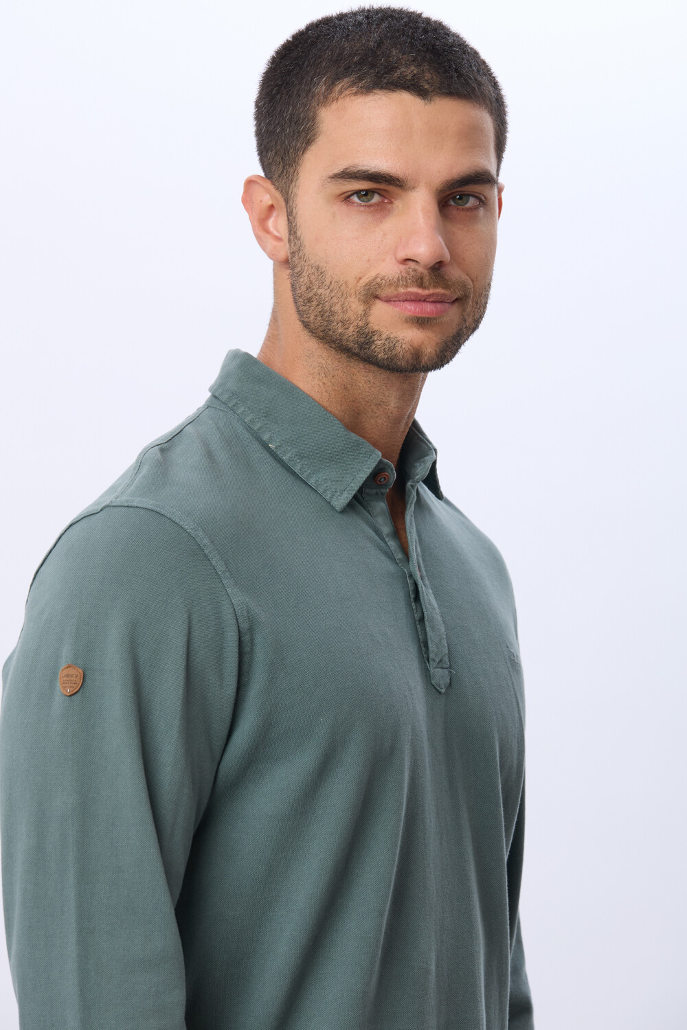 REMERA POLO DE ALGODON Verde