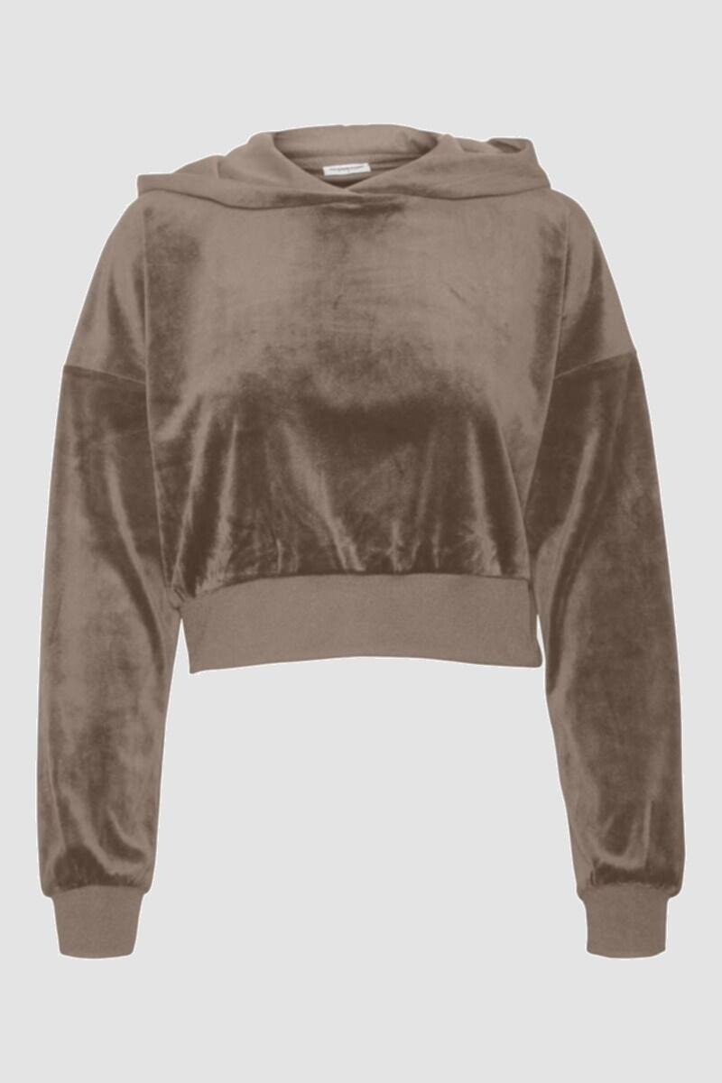 Sweater Lupa Velvet - Taupe Gray 