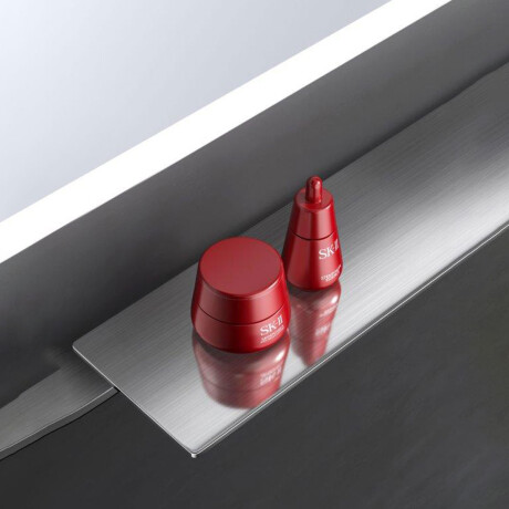 Espejo Anticorrosion CON ESTANTE EN 60X120 - Con Sensor One Touch Y Luz Led - BRUSHED NICKEL 000