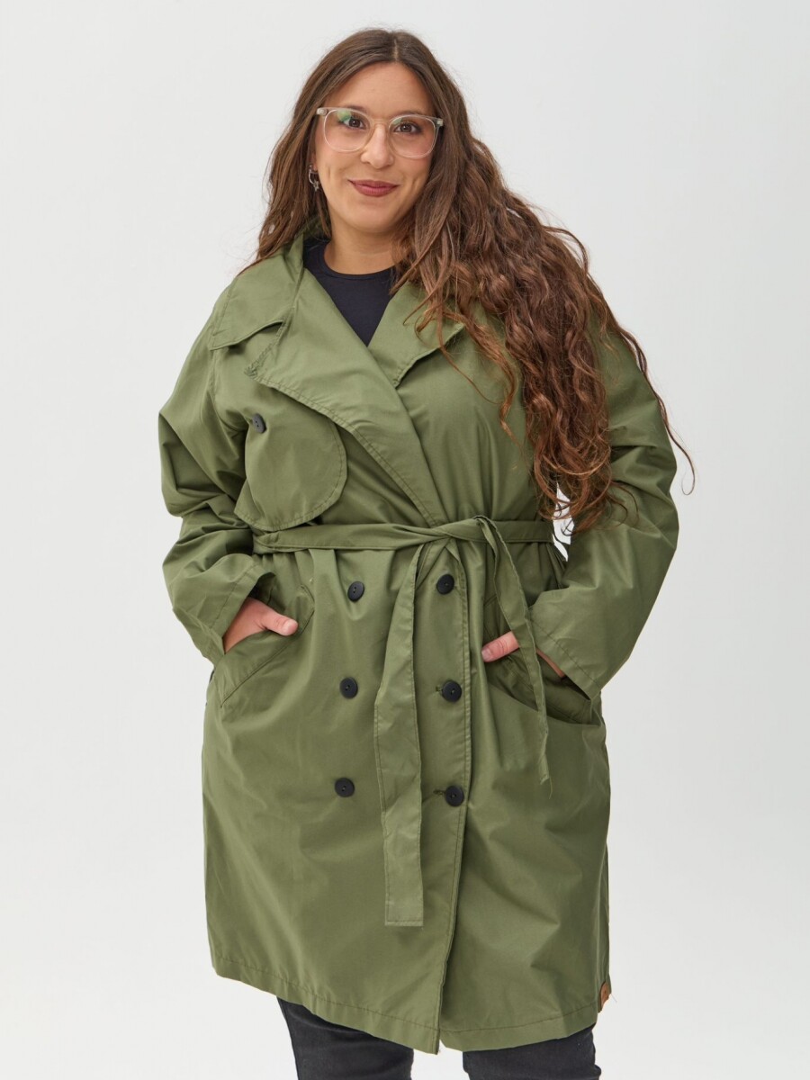Trench impermeable Verde