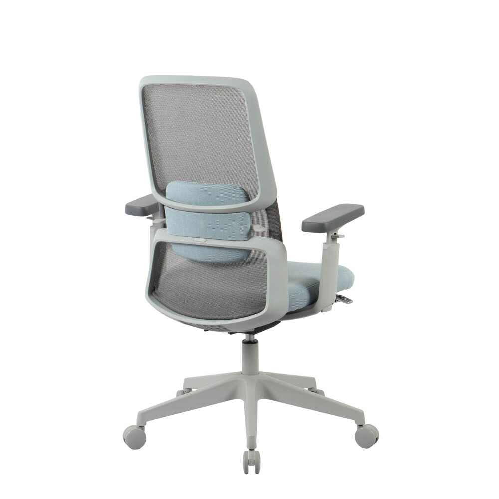 SILLA DE OFICINA MALLA-Y-POLIPROPILENO GRIS M2