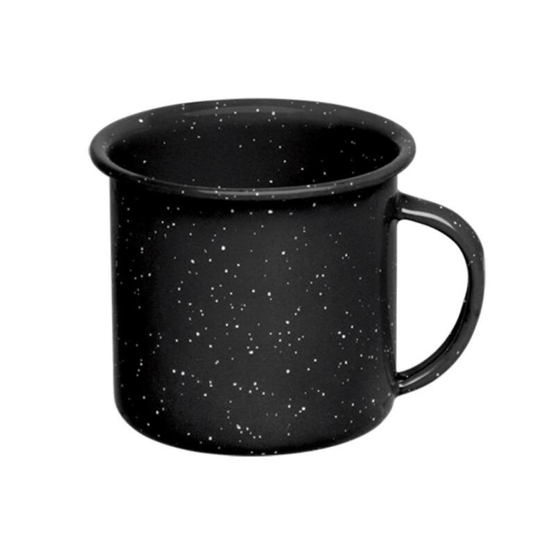 TAZA 85ML D6x4.5CM ACERO VITRIFICADO NEGRO CINSA TAZA 85ML D6x4.5CM ACERO VITRIFICADO NEGRO CINSA