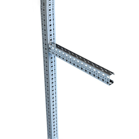 Guía tipo H vertical p/módulo profundidad 1891mm TKP1224