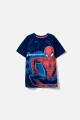 Camiseta niño Spiderman AZUL MARINO