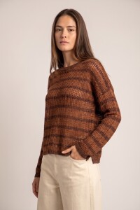 Sweater Texturado Chocolate