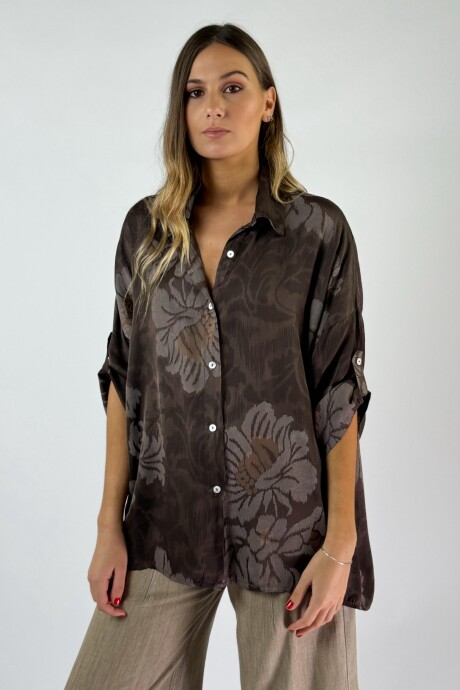 CAMISA AMARETTO Marron