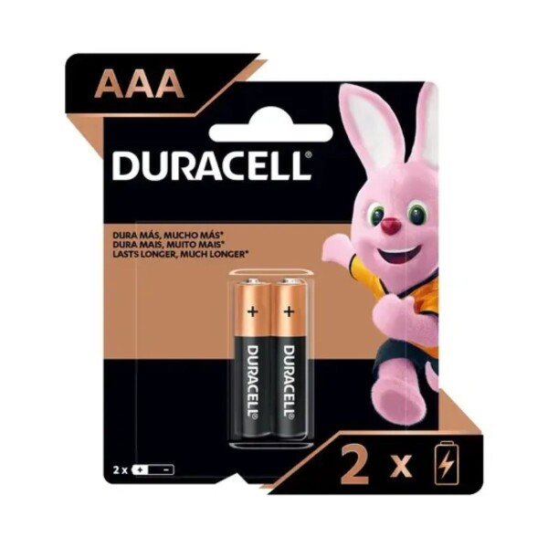 PILA DURACEL AAA BLISTER X2 Pila Duracel Aaa Blister X2