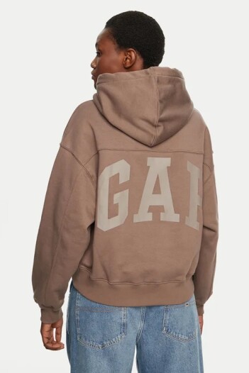 Canguro Logo Gap Cropped Con Felpa Mujer Plymouth Rock