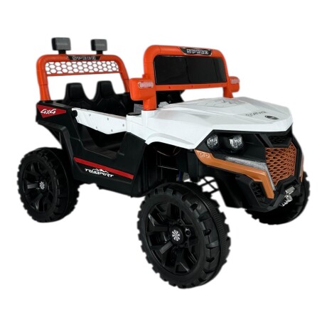 Jeep Bebesit a Batería Utv 568 BLANCO-NARANJA