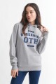 Hoodie estampado - UNISEX GRIS MELANGE