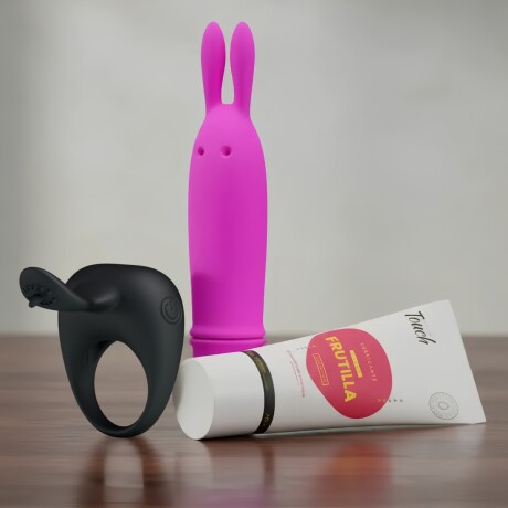 Combo Mini Vibrador + Anillo Vibrador + Gel Intimo Combo Mini Vibrador + Anillo Vibrador + Gel Intimo