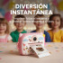 Cámara Gatito Infantil Instantánea 48MP Con Juegos Y Música Color Rosa