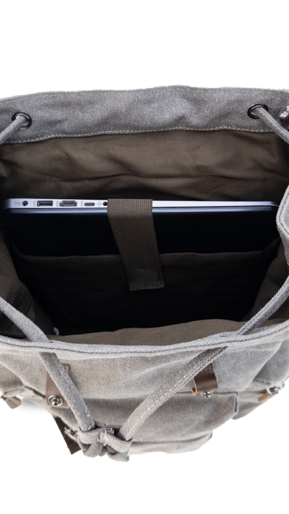 MOCHILA HUAPI GRIS