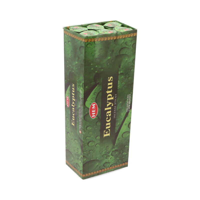 INCIENSO HEM CAJA HEXAGONAL X6 Eucalipto