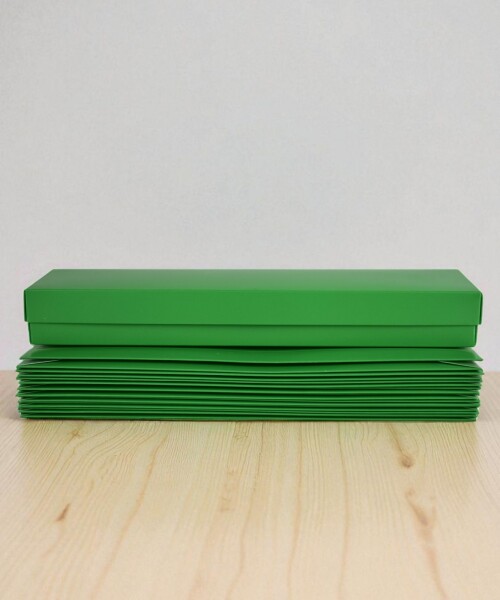 Pack x 20 unid - caja 12 eco 7x32x4 cm. VERDE