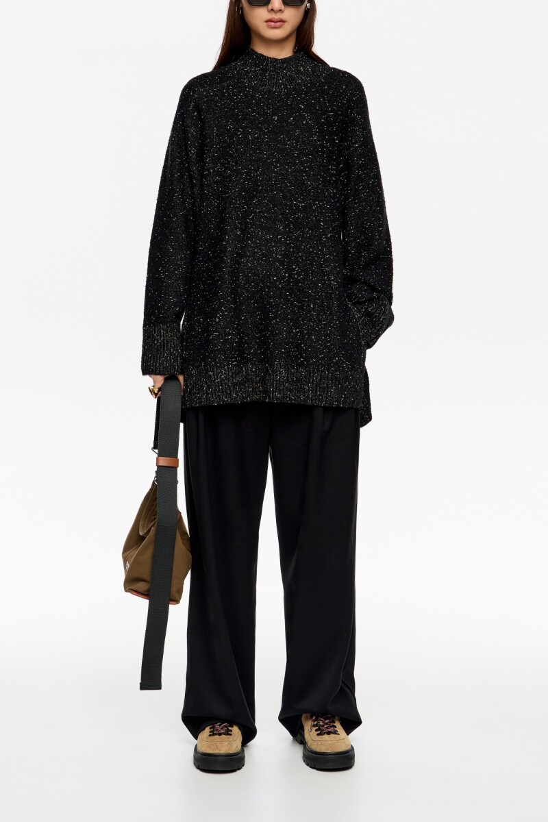 SWEATER TEJIDO Negro