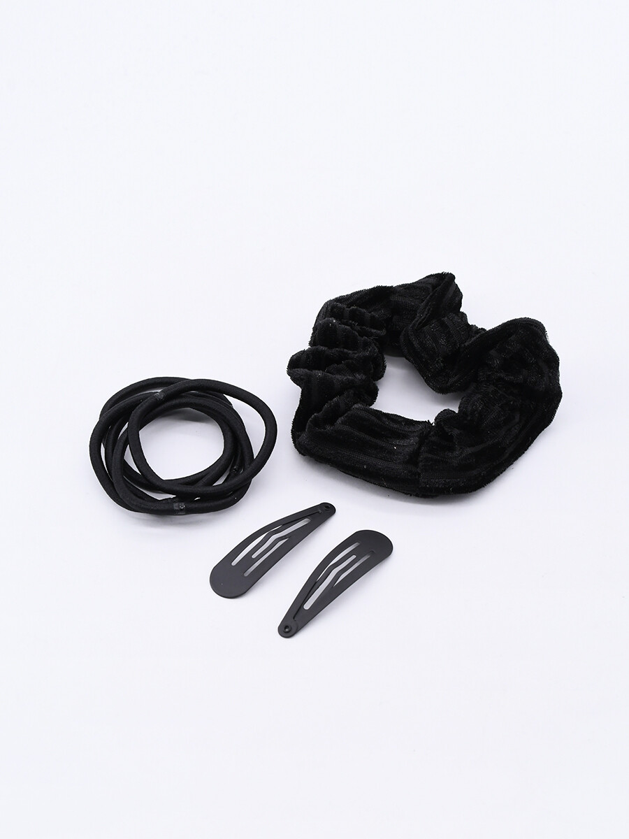 COLEROS Y SAPITOS PACK X 8 - NEGRO 