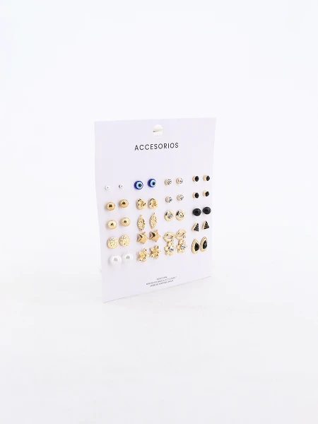 CARAVANAS SET 20 PARES DORADO