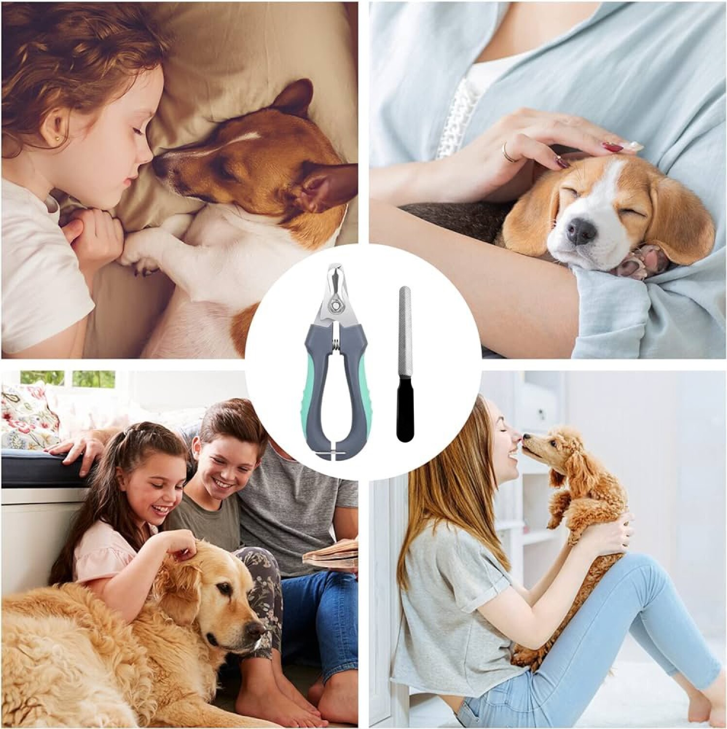 Dog Nail Clippers JISTL Cortaúñas Y Recortadora De Uñas Para Perros Con  Protector De Seguridad Para Evitar Cortes Excesivos De Uñas Profesional  Para Mascotas, Sensor Rápido Para Perros O Gatos Lima Uñas, image size:1497x1500