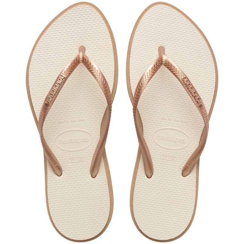 Ojotas Havaianas Slim Point Beige