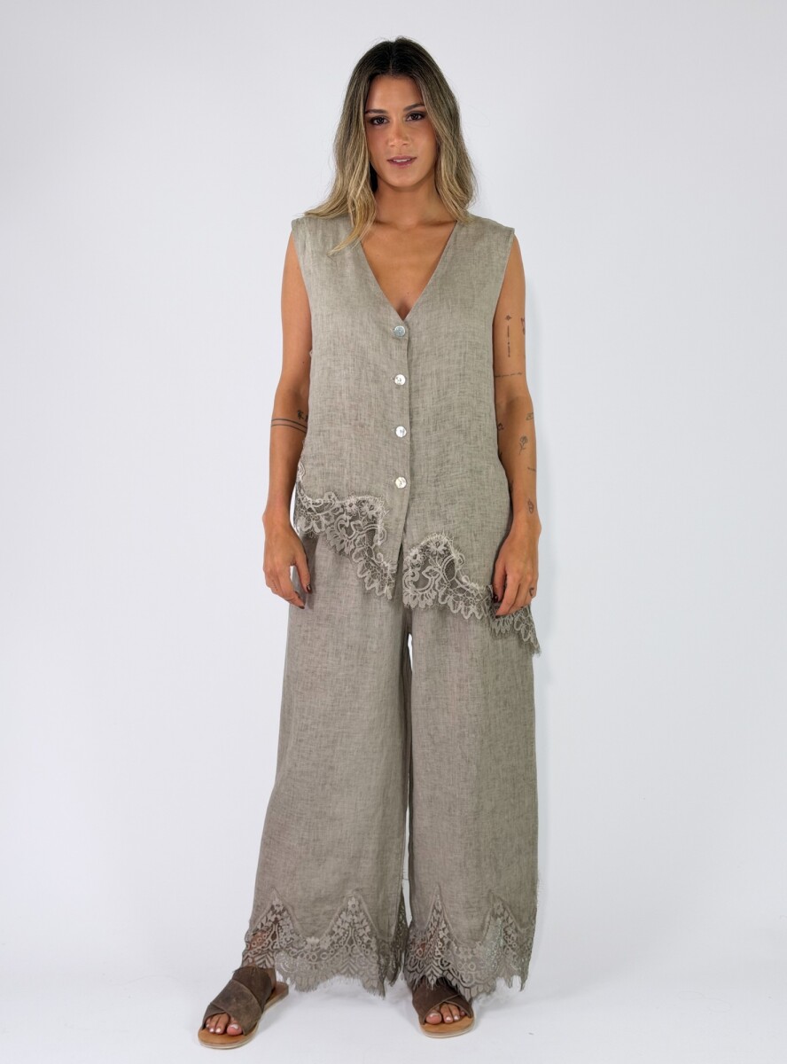 PANTALON TULUM - VISON 
