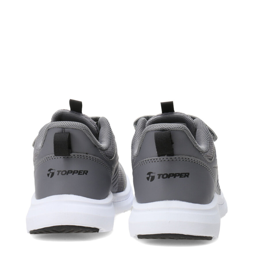 Championes de Niños Topper Championes Wind Iv Mesh Velcro Gris - Negro