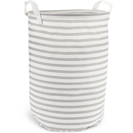 Cesta para ropa ASGEIR Ø36xA50cm Gris/blanco