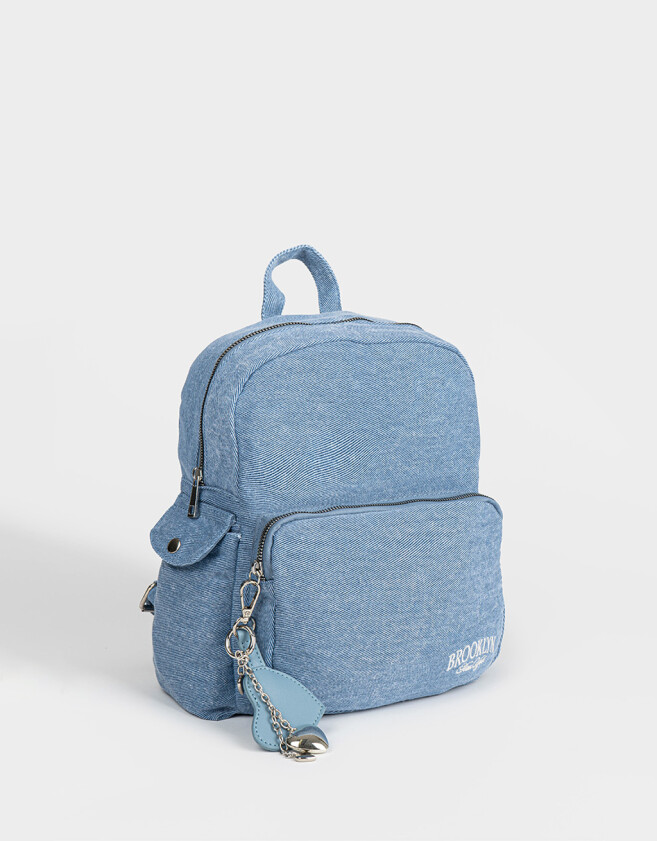 Mochilas Urbanas Denim Mochila Denim Efecto Lavado - Azul Gastado