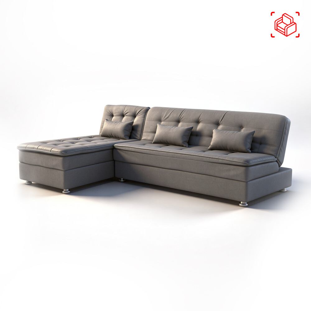 SILLÓN TELA GRIS PENELOPE GRAFITO