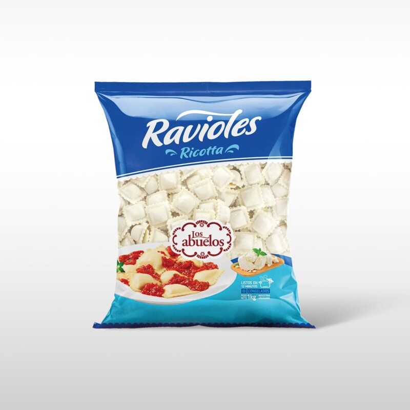 RAVIOLES DE RICOTTA LOS ABUELOS 1KG RAVIOLES DE RICOTTA LOS ABUELOS 1KG