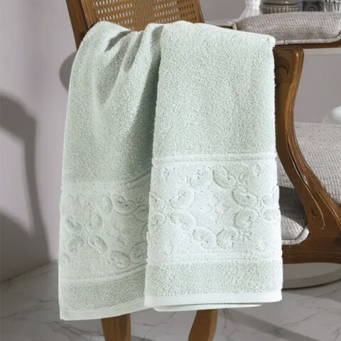 Toalla Mano Comfort Dohler 100% Algodón 50 x 90 cm 7206-VERDE AGUA