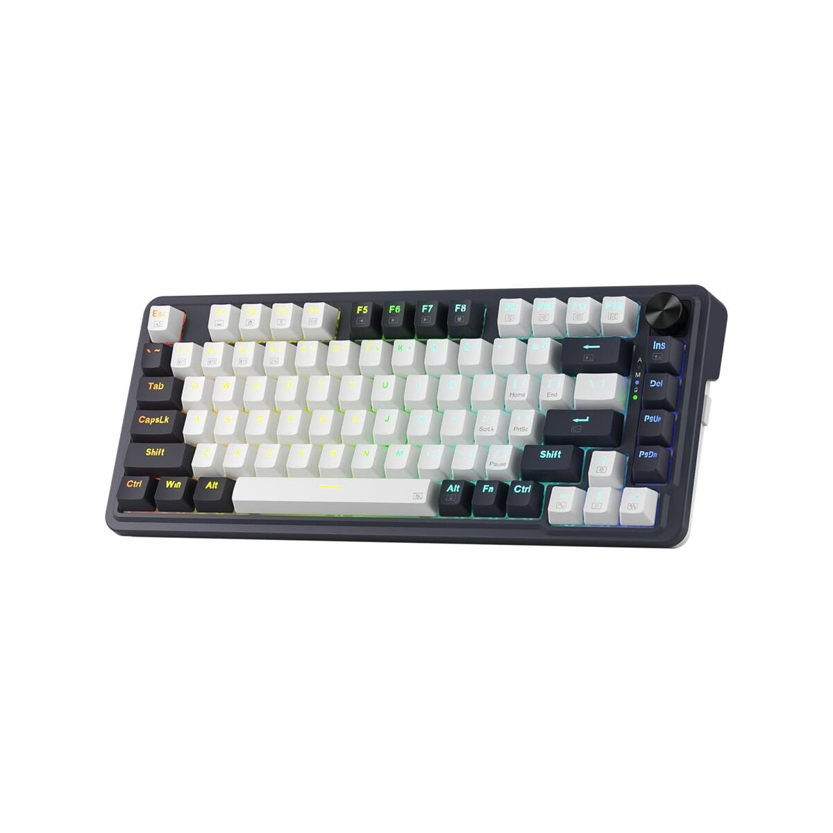 Teclado Gamer Redragon Ucal Pro K673 RGB White Black SP 
