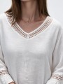 Blusa Yuio Marfil / Off White
