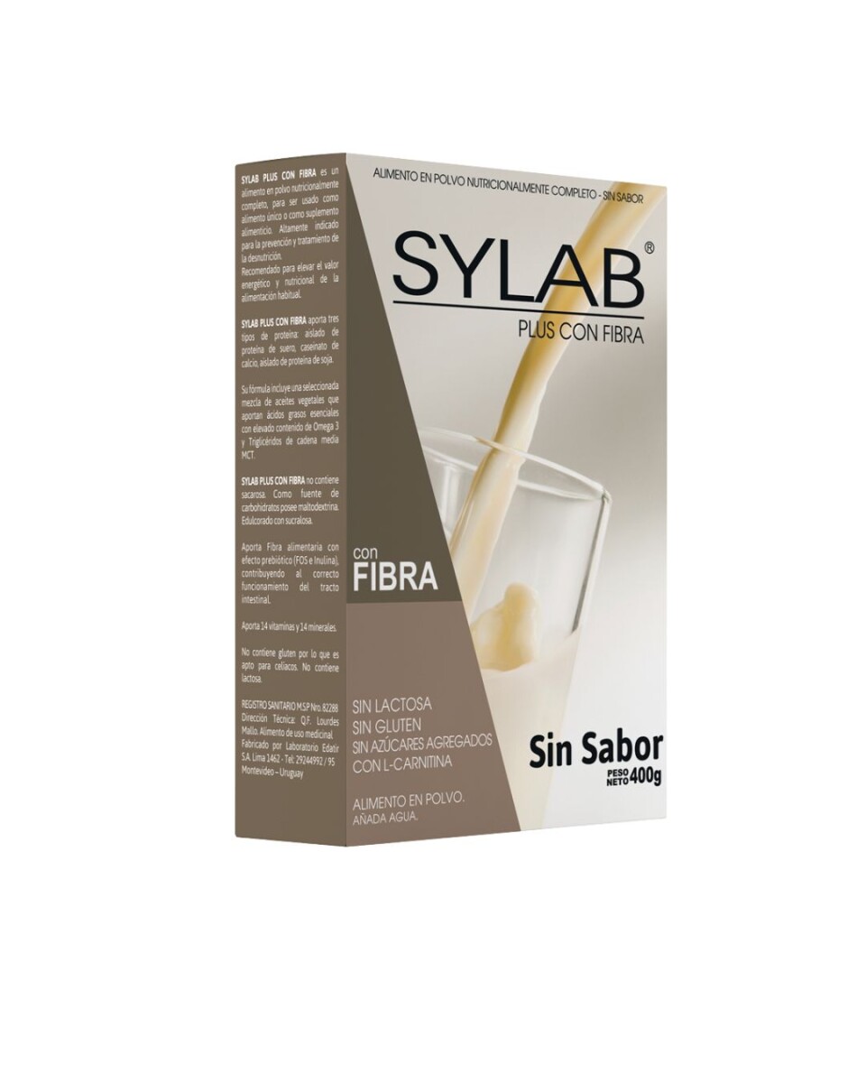 Plus Con Fibra Sin Sabor 400g SYLAB 