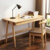Escritorio para Pc 2 Cajones Madera natural Escritorio para Pc 2 Cajones Madera natural