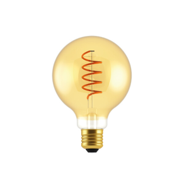 Lámpara LED vintage globo ámbar E27 4W luz cálida ILU02075