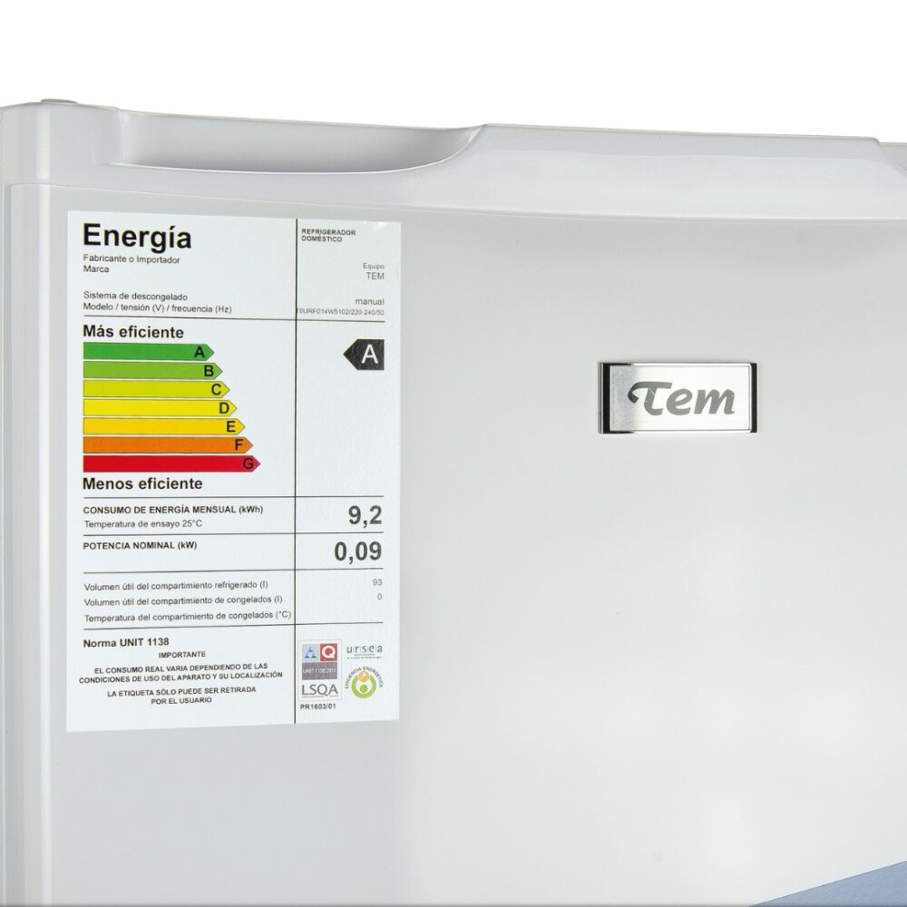 Frigobar Blanco - Frío Húmedo - 93 L - Tem Frigobar Blanco - Frío Húmedo - 93 L - Tem