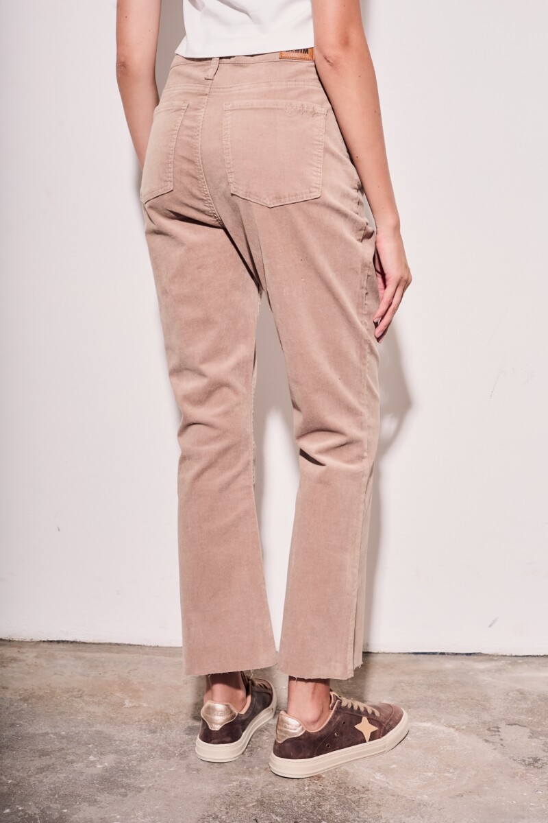Jean Flare Corduroy Beige