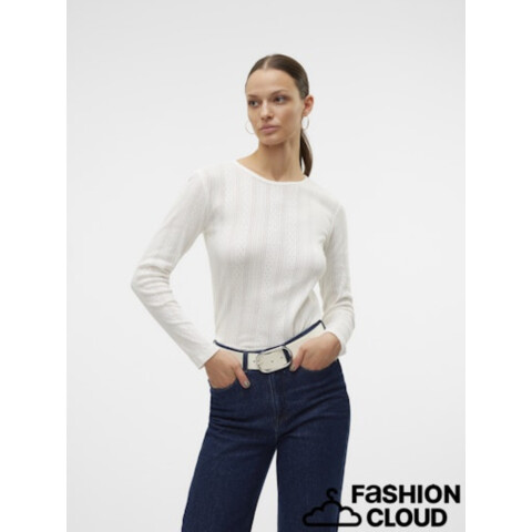VMLISA POINTELLE LS TOP JRS NOOS SNOW WHITE