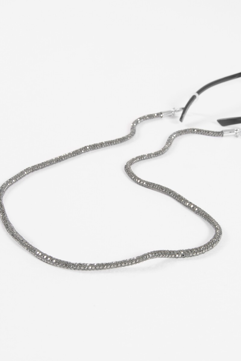 Correa para lentes cordón strass peltre